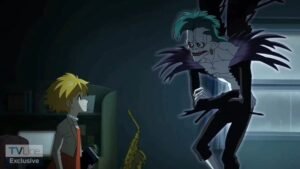 Exclusive Preview of The Simpsons’ Death Note Features Ryuk and Homer as a Tipsy Salaryman