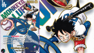 Exclusive One Piece Card Showcasing Luffy in Dodgers Gear to Be Given Out at Dodger Stadium on July 3
