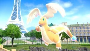 Mega Dragonite Exhibits Unique Dragonair Traits, Including a Pearl on Its Tail and Head Wings Functioning as Feelers – Pokémon Blog