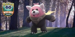 Bewear sporting a wilderness cape will make its Pokémon GO debut in raids during the Pokémon GO Wild Area 2025 – Pokémon Blog