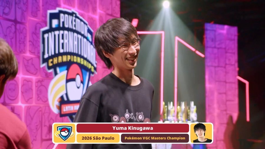 Yuma Kinugawa, Matthew Henry e Magnus Kjær Andreasen são os Campeões de VG Pokémon no Campeonato Internacional da América Latina de 2026.